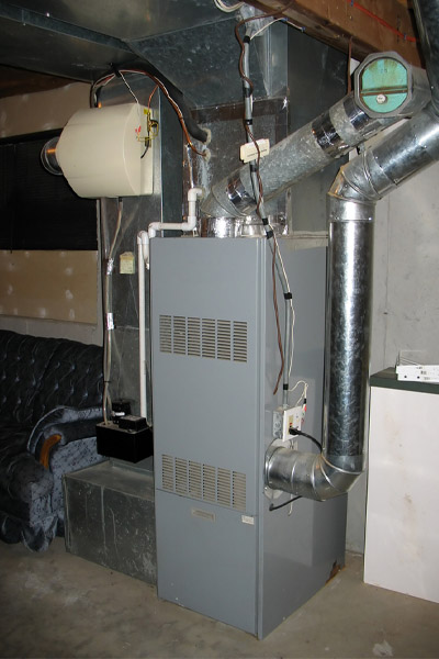 furnace in basement