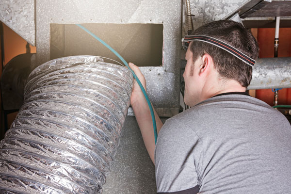 image of an hvac ductwork inspection and repair