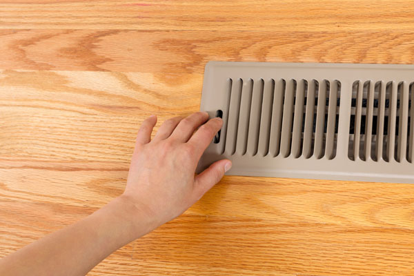 image of an hvac air vent that is closed