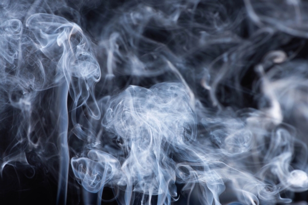 image of white smoke depicting exhaust fumes