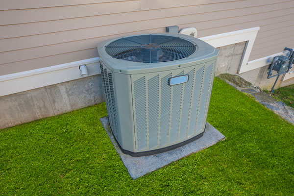 image of outdoor heat pump