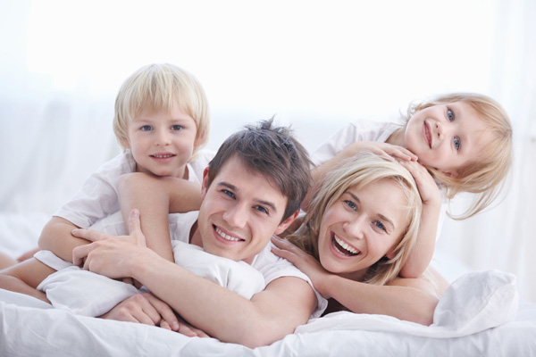 image of a family with indoor air quality