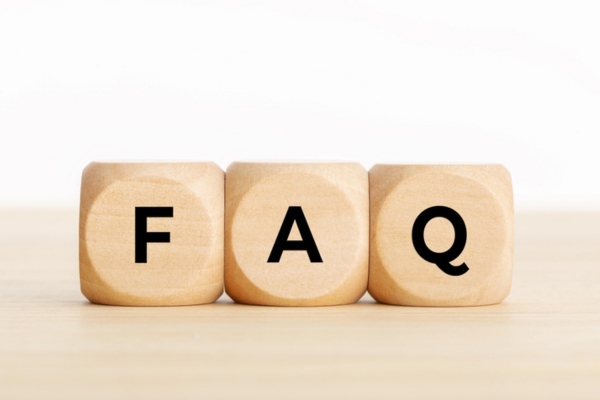 FAQ spelled using wooden letter cubes depicting HVAC Service Myths questions