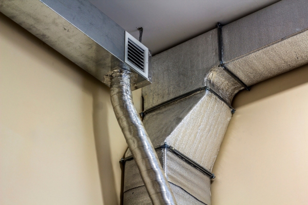 HVAC air duct at home