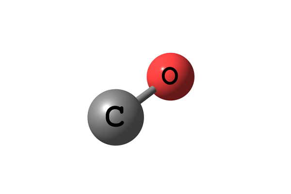 image of a carbon monoxide molecule