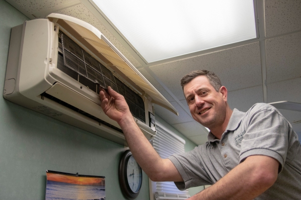 McAllister Energy ductless air conditioner installation