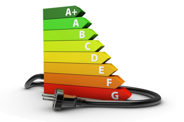 energy efficiency meter with cord depicting ductless cooling systems