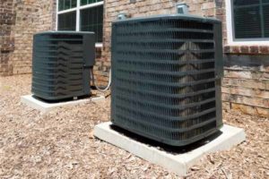 image of an air conditioner condenser