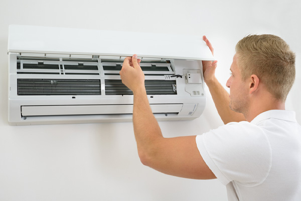 image of ductless hvac maintenance