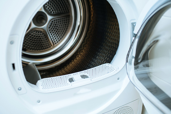 laundry room with an electric dryer