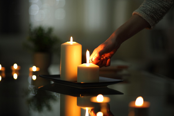 image of a blackout depicting a home without a standby generator