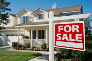 image of a house for sale depicting buying a house with an old hvac unit