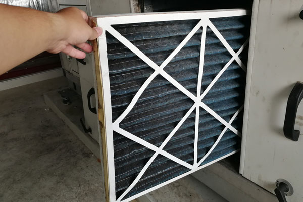 hvac air filter replacement for a central heat pump