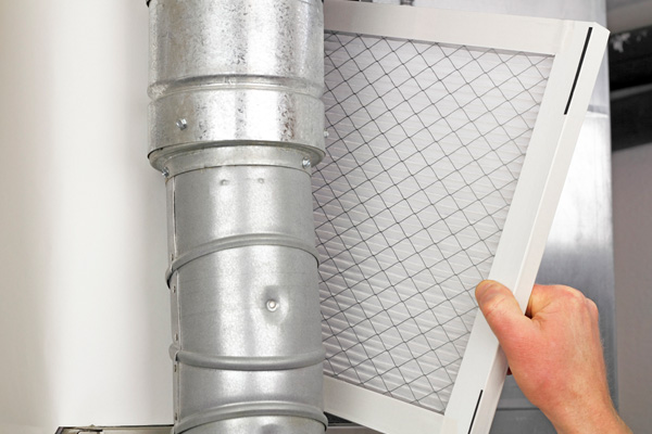 home air filter replacement for an air conditioning system