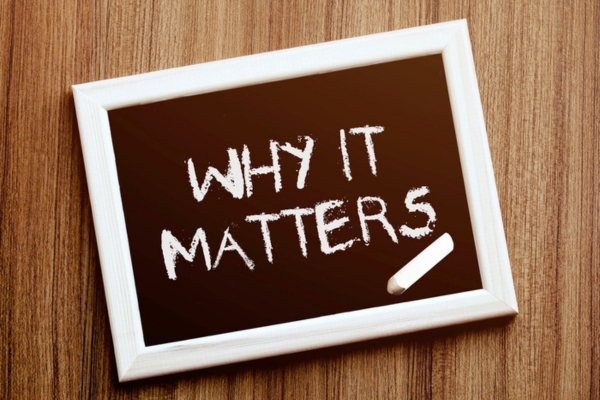 Why It Matters written on a chalkboard depicting heating oil additives