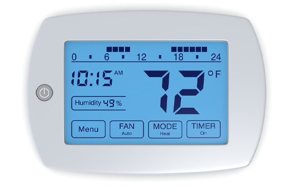 thermostat settings for hvac system