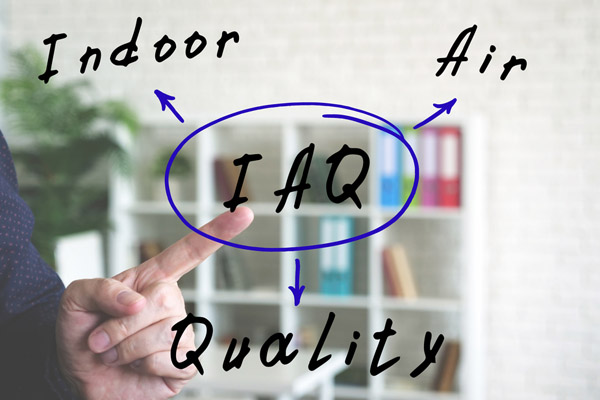 image of indoor air quality depicting uv lights for hvac system