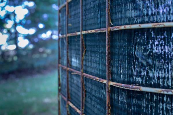 image of air conditioner condenser rust