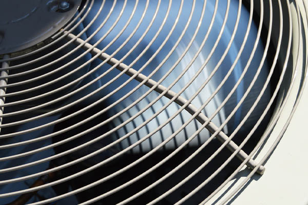 image of an air conditioner fan depicting a compressor fan not turning off