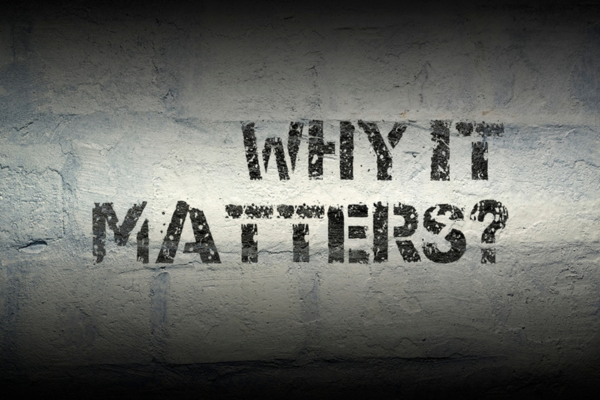 Why it matters spray painted on a wall depicting Insulation, Air Sealing, and Ventilation