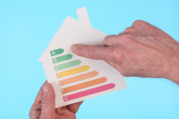 image of efficiency rating depicting heating cooling efficiency