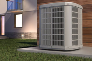 image of a dual fuel or hybrid heat pump