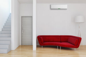 basement air conditioner and ductless cooling system