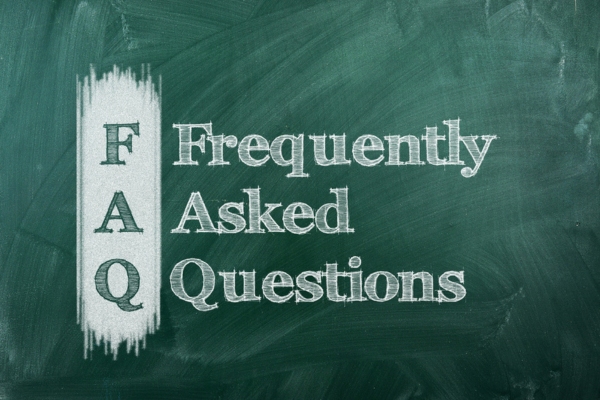 frequently asked questions on a chalkboard depicting Heating Oil In Summer FAQs