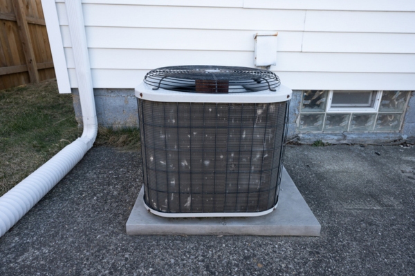 image of an outdoor air conditioner unit