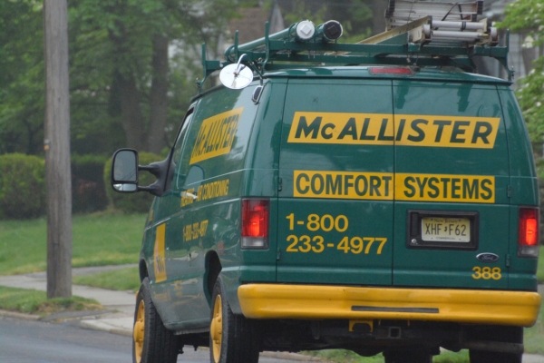McAllister Energy service van
