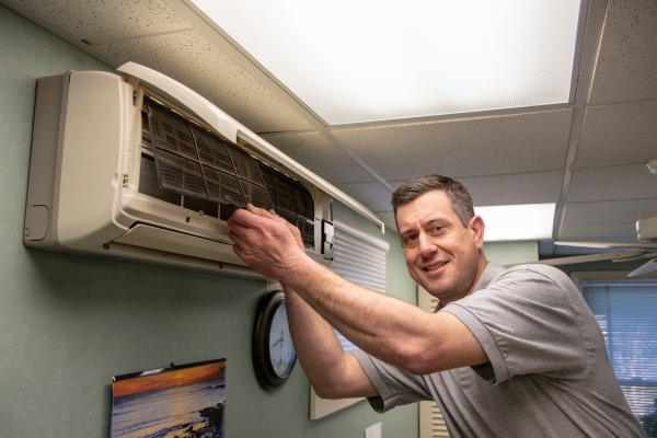 ductless mini-split installation by McAllister Energy
