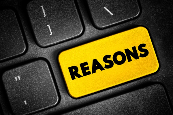 reasons written on a keyboard key depicting frozen AC System