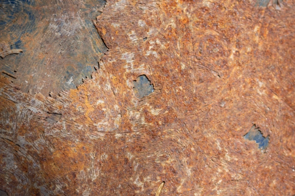 rust on metal surface depicting Impact of Water Contamination on Your Oil Tank