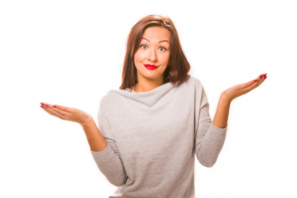 woman shrugging with hands on the side depicting Steps to Take When Heating Costs Become a Concern