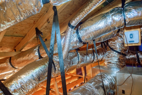image of home ductwork system