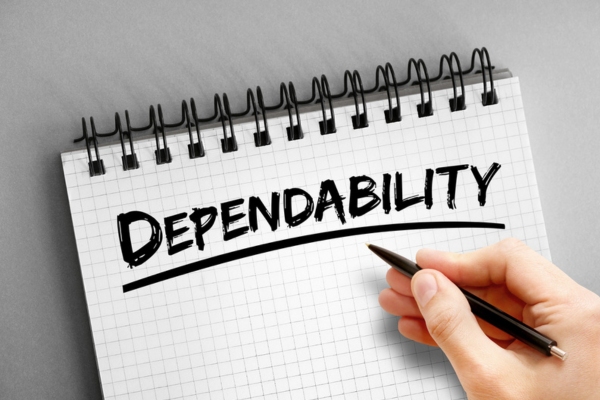DEPENDABILITY written on a notebook depicting Heating Fuel